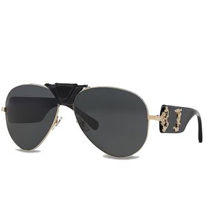 5A Eyewear VS VE2150 Baroque Pilot Sunglass Descuento Diseñador Gafas de sol Acetato 100% UVA / UVB Con caja de gafas Fendave