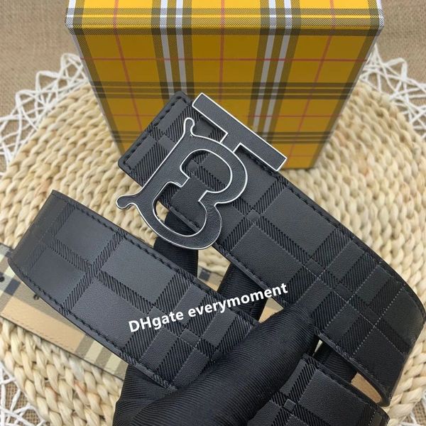 5A cinturones de diseñador de moda 3,8 cm piel de vaca pura oro plata cinturón negro caja de regalo grande tela a prueba de polvo bolso de tarjeta pequeño cinturón para hombres y mujeres Cinturón de pantalones de vaca-2