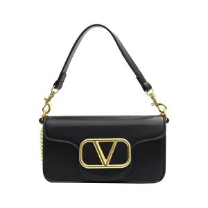 5A+ Marca de lujo Diseñador Cadena Bolsos de hombro Moda V Carta Bolso Cartera Vintage Señoras Color sólido Bolso de cuero Diseñador Bolso de hombro Crossbody