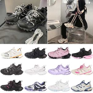 5A Luxe Merk Designer Heren Dames Track 3 3.0 Casual Schoenen Triple Wit Zwart Sneakers Tess.s. Gomma lederen trainer nylon bedrukt platform