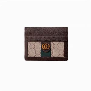5A Luxury Designer Card Holder Origina G High Quality Great Cuir Women Men Men Gars Credit Coin Mini Wallet Sac 252N