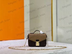5a luxe ontwerper Women Fashion Bag Mini 2022 Nieuwe one-shoulder modekop laag koehide klassieke crossbody tas 81390