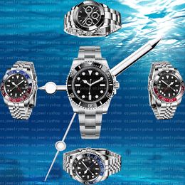 5A Relojes de diseño de calidad de lujo Relojes de moda mecánicos automáticos Estilo de 40 mm Acero inoxidable Relojes de cerámica con zafiro luminoso a prueba de agua