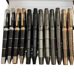 5A MBPen Promotiepen Bamboo Joint Metal Black Rose Gold M Ballpoint Pens Korean Stationery Office Ink Gift Pen No Box