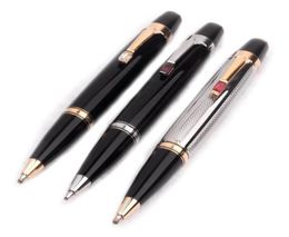 5A MBPEN Promotion Pen Black Resin Boheme M Ballpoint Pen Fountain High End Rollerball Point Ball Styds with Crystal Luxury Gift SE5274146