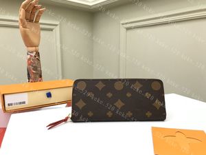 NOUVEAU Femmes Luxurys Designers Portefeuilles Multipe portefeuille Organisateur de poche sac à main à glissière M60742