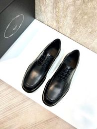 5A Original BOX Business Wedding Fashion Designer de luxe Printemps Automne Chaussures Homme Chaussures en cuir de vache Semelle en caoutchouc Grande taille 45 Office Business Dress Flats