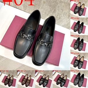 5a originele doos Men schoenen luxe merkontwerper Hollow Out Formal Shoes Summer Pointed Toe Business Suit Office Oxford Dress Footwear Brown Black