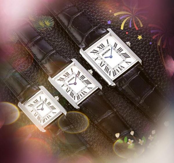 RECORDS ROMMAN ROMMAN DEMANTS 5A DIVRONS ROMMAN MONTRES HABEURES HOMMES HOMMES FEMMES Japon Mouvement de quartz véritable ceinture en cuir Ultra-Thin Vis Bottom Bracelet Watch Gifts