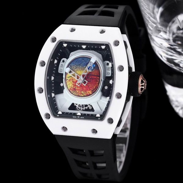 5A RichardMile Reloj RM52-05 Pharrell Williams Cuerda manual Movimiento Tourbillon Descuento Reloj de pulsera de diseñador para hombres Relojes para mujeres Fendave