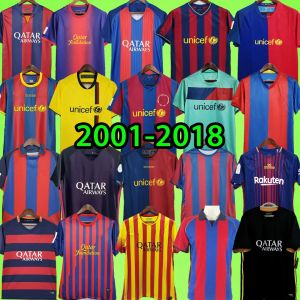 5a + Rush Shipping Barcelona Retro Soccer Jerseys 2003 2004 2005 2006 2007 2008 2009 2010 2011 2012 Camisetas de fútbol vintage RONALDINHO A.INIESTA 01 02 Shooting Fan Club