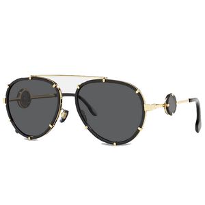 5A Lunettes de soleil VS VE2232 Vintage Icon Pilot Clip-on Lunettes Discount Lunettes de soleil design Acétate 100% UVA / UVB avec boîte à lunettes Fendave