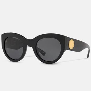 5A Sunglass vs Ve4353 Tribute Vintage Medussa Eyewear korting Designer Zonnebril metalen frame 100% UVA/UVB met bril Bag Box Fendave