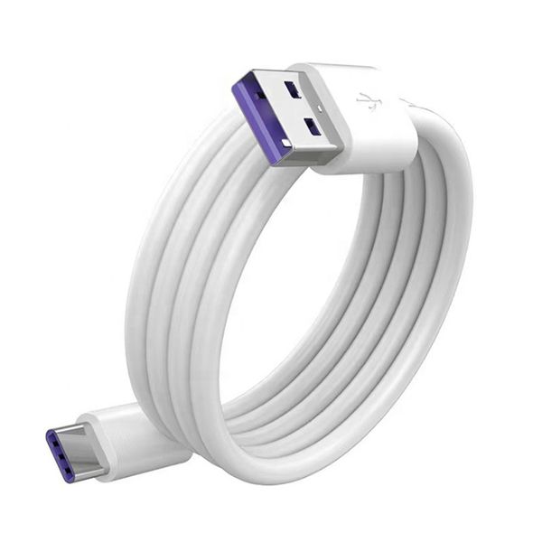 Câble USB de Type C Super Charge 5A, câble de Charge Super rapide pour Samsung et Huawei, câble de données pour téléphone portable, 3,3 pieds