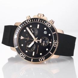 5A Tisot Montre Seastar 1000 Chronographe Mouvement À Quartz Bracelet En Caoutchouc Suisse Automatique Montre-Bracelet Discount Montres De Créateur Pour Hommes Femmes 23.11.30 Fendave