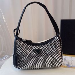 5A Top luxe okspit tas ontwerper stijlvolle elegante vrouwelijke strass handtas echte hoge kwaliteit schoudertas