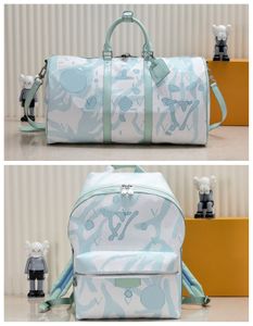 5a Top Kwaliteit Designer Purse Bag -merk Duffel+Backpack Women Man Set Bags Brand 43