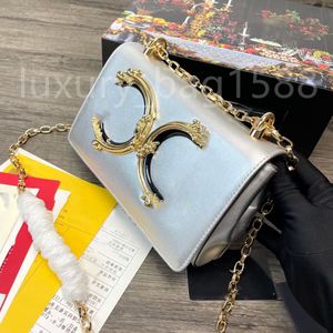 5A + Top qualité Slant Designer sac pour femme luxe Mini noir chaîne en or sac à bandoulière classique flip embrayage sac à main michafl