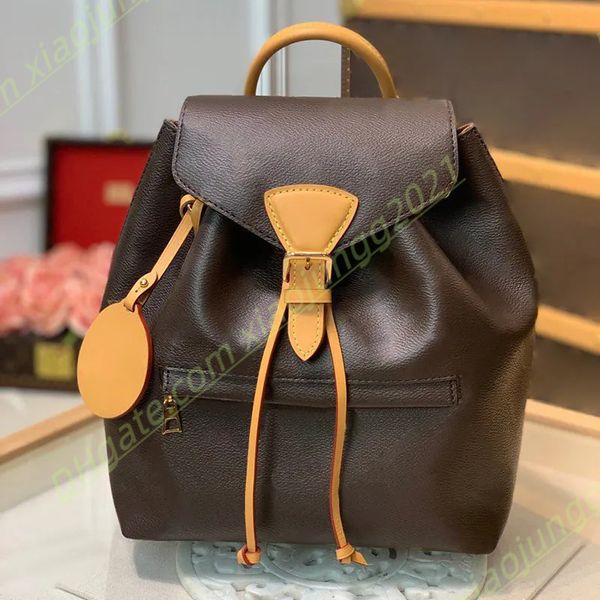 M45501 Sacs à bandoulière en cuir de qualité miroir pour femmes Luxe Montsouris Sac à dos à bandoulière Sacs homme Embrayage Sac de maquillage cosmétique Ceintures Sac à dos Sacs d'école