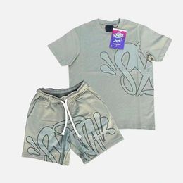 5A TrackSuit Men's World Tshirts Set Designer Swearthirt Tee T-shirt imprimé court t-shirt y2k Tshirt graphique et short Hip Hop S-2xl