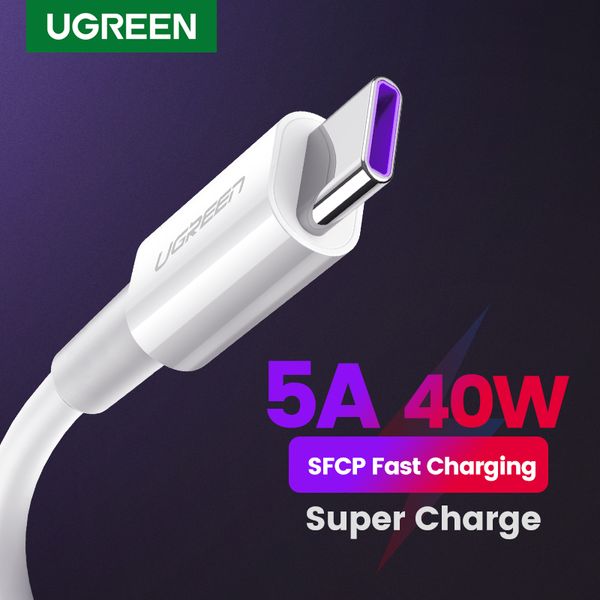 5A USB Type C Câble Chargeur Rapide Données Type-C Supercharge Câble USB Type C pour Huawei Mate 30 20 P30 P20 Charge USB