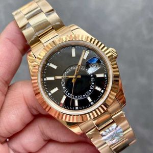 5A horloges voor heren imitatie polshorloge saffier zwarte keramische bezel montre roestvrij staal lichtgevend 41 mm automatisch mechanisch heren klassiek horloge