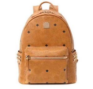 5Ahandbag Bolsos de cuero de alta calidad 3 tamaño hombres mujeres Mochila escolar famosa impresión de remaches Mochilas Diseñador bolsos de dama Niño y niña espalda