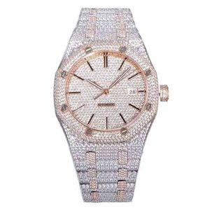 5ALove 15400 Bi luxe diamant 15500 y automatische mechanische bodem waterdichte mechanische herenhorloge6F8K2679