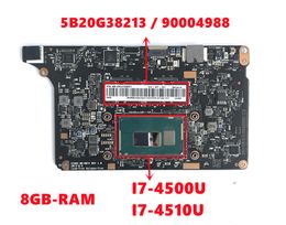 5B20G38213 90004988 Mainboard voor Lenovo Yoga 2 Pro Laptop Motherboard VIUU3 NM-A074 met I7-4500U I7-4510U 8G-RAM 100% getest