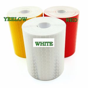 5 cm * 300 cm reflecterende tape stickers auto styling voor auto's veilig materiaal waarschuwing tape auto's motorfiets reflecterende film