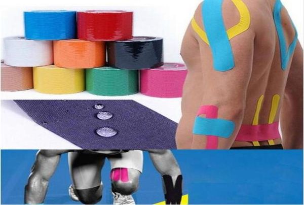 5 cm 5 cm Cinta Kinesio Vendaje muscular Cinta de kinesiología deportiva Ro Adhesivo elástico Lesión por tensión Etiqueta muscular Cinta de kinesiología 3755774