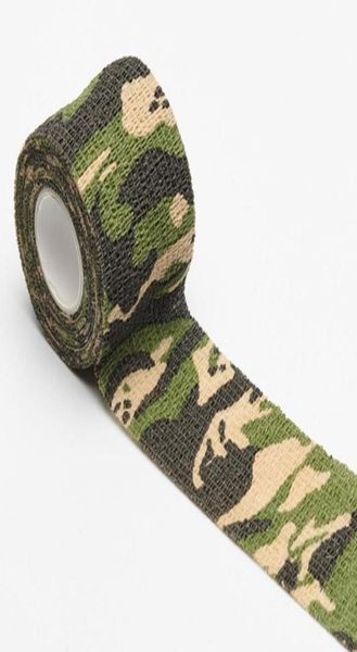5cmx45m Camouflage Auto-adhésif Bandage élastique pour tatouage Tatoo Grip Wrap pour articulation du corps Protection du coude du doigt5913564