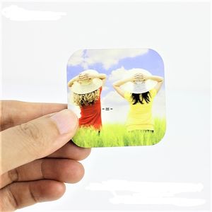 5cmx5cmx0.4cm Sublimation vierge en bois personnalisé aimant de réfrigérateur transfert à chaud impression vierge MDF aimants de réfrigérateur RRA11930