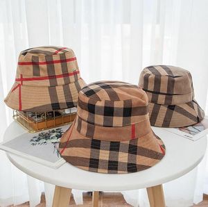 Sombrero de cubo de 5 colores, sombreros de ala ancha, tela de gamuza, rayas de moda, diseñador de marca, rejilla para mujer, nailon, otoño, primavera, pescador plegable, gorra para el sol, sombrilla de viaje, envío directo