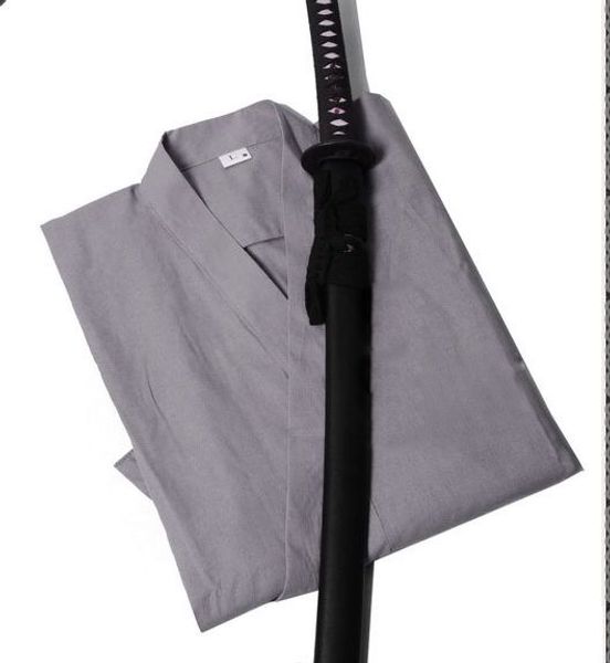5Color Lin de haute qualité manche large kendo veste arts martiaux costumes japonais samurai iaido aikido uniformes noirs / rouges / bleus / gris