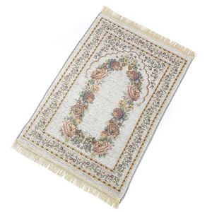 5 colores 1100mm * 700mm tela de chenilla alfombra de oración islámica alfombra de oración musulmana alfombra de oración islámica turca alfombra Musallah