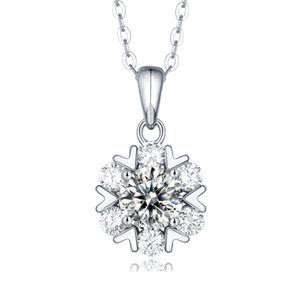 Collier pendentif Moissanite 5ct pour femmes, bijoux en argent pur certifié 925, tendance, livraison directe 2022