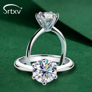 5CT Six Prong Ring VVS1 Lab Diamond Solitaire Band pour les femmes de fiançailles de mariage anniversaire promesse bijoux d'anniversaire 240402