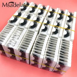 5d 8d Mink Lashes a granel Manoa 22-25 mm Mink Eyelashes Box Paquete maquillaje Desordenado Suministro de paquete de cajas de cajas de pestañas postizas y esponjosas 2312227