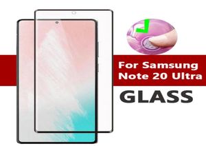 5D gebogen rand gehard glas telefoonschermbeschermer voor Samsung Galaxy Note20 NOTE 20 Ultra S20 Plus S1O NOTE10 Plus volledige cover G1383348
