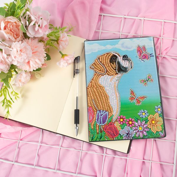 5D Diy Notebook Special Special Drill Notebook Pintura de diamantes Mosaic Bordado de bordado de boceto Drinestone Art Hand Craft Kit nuevo