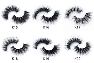 5D Cils Big Eye Lashes 1 Paire Naturel Long Épais À La Main Cils Extension De Cheveux Styles Populaires