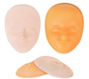 5D tête de formation de tatouage du visage Silicone pratique maquillage Permanent lèvres sourcil tatouage peau Mannequin poupée visage tête XB13254593