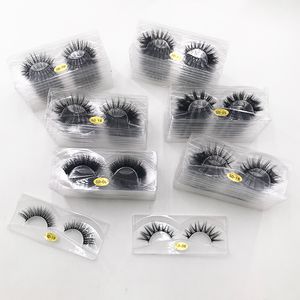 Cils de faux vison 5D avec plateau transparent cils de vison doux bande de marque privée personnalisée vendeur de faux cils