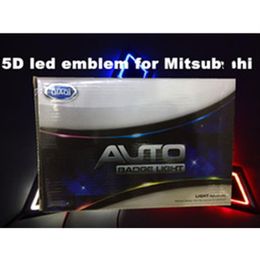 5d LED Car badges 12V Styling Sticker Signal Badge Blanco Rojo Azul Auto Accesorios Tamaño 76x87mm280t