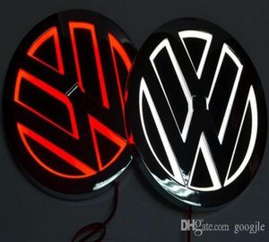 Lampe de logo de voiture LED 5D 110mm pour VW GOLF MAGOTAN Scirocco Tiguan CC BORA badge de voiture symboles LED lampe emblème arrière automatique light9236920