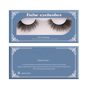 5D Mink Eyelashes Natural False Wimpers Lange Wimper Extension Faux Fake Eye Washing Make-up Tool met Box Rra2867