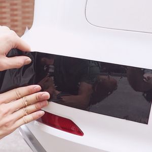 5d nouveau noir la voiture autocollant bricolage pâte protectrice de protection de porte auto miroir latérale du côté anti-grattement.