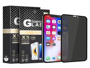 5d Confidentialité Couverture complète Verre de protecteur d'écran anti-espion pour iPhone 13 12 Pro Max 11 xs xr 6 7 plus 8 Samsung A12 A32 5G A523895169