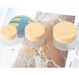 5g 10 g 15 g 30 g 50g 100 g verpakking flessen cosmetische potje cr￨me lege make -upcr￨mes kunnen worden gevuld container bamboe houten vartersn houtskool